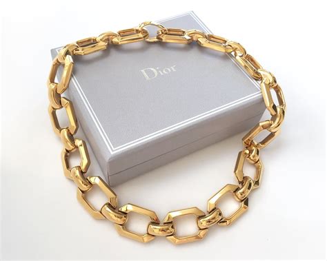 dior chaine|christian dior chain choker.